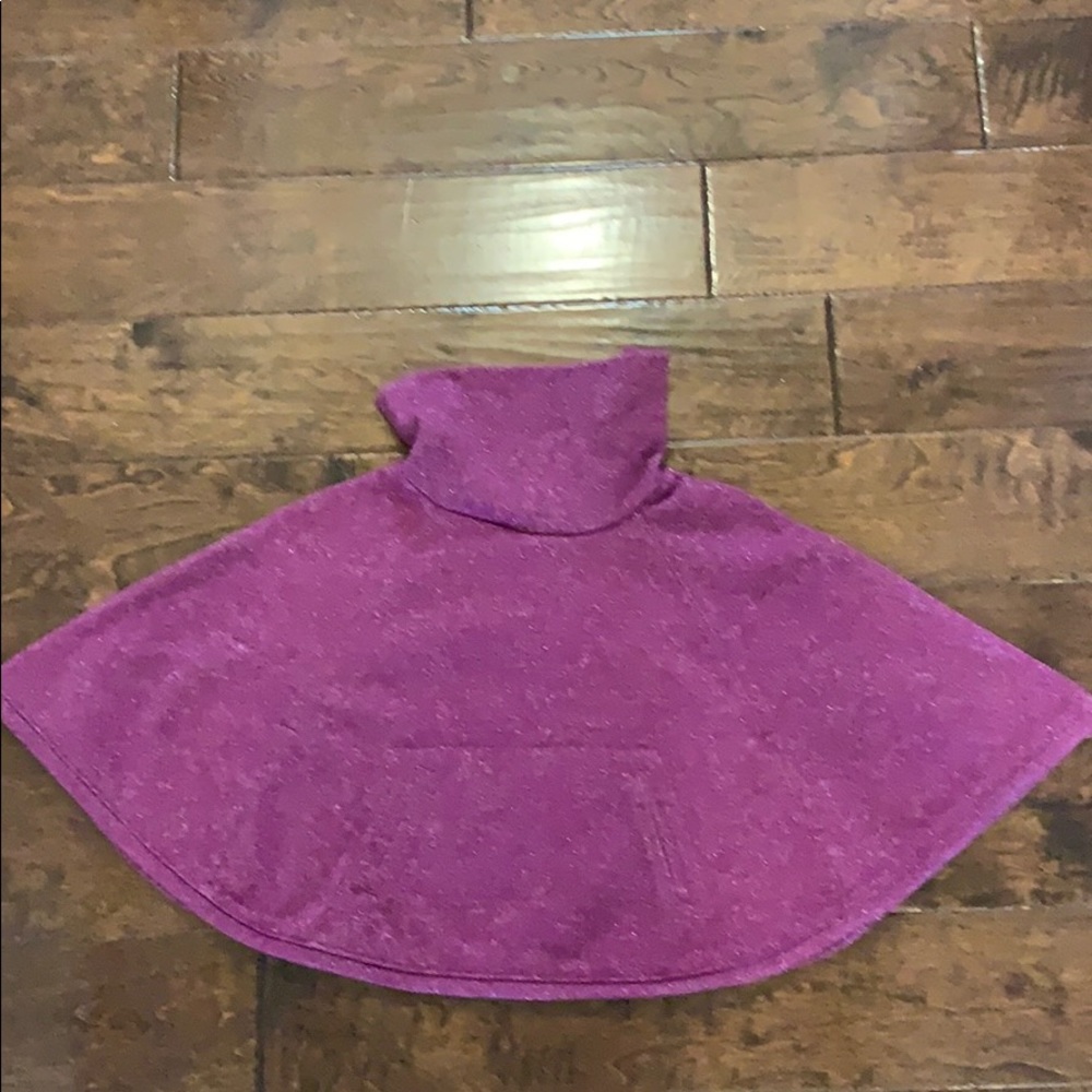 Old Navy purple, sparkly poncho